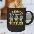 I Teach The Smartest Turtles Thanksgiving Proud Teacher Job Graphic Print Coffee Mug, novelty gifts, funny gifts