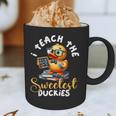 I Teach The Sweetest Duckies Teacher Rubber Duck Teaching Graphic Print Coffee Mug, novelty gifts, funny gifts I Teach The Sweetest Duckies Teacher Rubber Duck Teaching Graphic Print Coffee Mug, novelty gifts, funny gifts