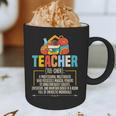 Teacher Definition Teaching School Teacher Men Women Graphic Print Coffee Mug, novelty gifts, funny gifts