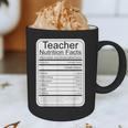 Teacher Nutrition Facts Teachers Nutritional Fact Graphic Print Coffee Mug, novelty gifts, funny gifts