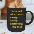 Teacher Or Professor Essay Thesis Writing Joke For Men Women Graphic Print Coffee Mug, novelty gifts, funny gifts