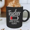 Teacher Summer Recharge Required Last Day School Women Graphic Print Coffee Mug, novelty gifts, funny gifts Teacher Summer Recharge Required Last Day School Women Graphic Print Coffee Mug, novelty gifts, funny gifts