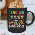 Teacher Of Tiny Superheroes Teach 100th Day Of School Men Women Girls Kids Graphic Print Coffee Mug, novelty gifts, funny gifts Teacher Of Tiny Superheroes Teach 100th Day Of School Men Women Girls Kids Graphic Print Coffee Mug, novelty gifts, funny gifts