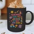 Teaching Kids About Jesus Is The Best Job Ever Bible Teacher Graphic Print Coffee Mug, novelty gifts, funny gifts Teaching Kids About Jesus Is The Best Job Ever Bible Teacher Graphic Print Coffee Mug, novelty gifts, funny gifts