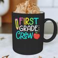 Team 1st Grade Crew Back To School 1st Grade Teacher Kids Graphic Print Coffee Mug, novelty gifts, funny gifts