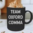 Team Oxford Comma English Majors And Teachers For Men Women Girls Kids Graphic Print Coffee Mug, novelty gifts, funny gifts