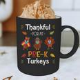 Thankful For My Prek Turkeys In Masks Thanksgiving Teacher For Men Women Graphic Print Coffee Mug, novelty gifts, funny gifts