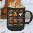 Thankful Syllables Thanksgiving Phonics Reading Teacher Fall Graphic Print Coffee Mug, novelty gifts, funny gifts