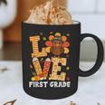 Thanksgiving Love First Grade Teacher Turkey Autumn Fall For Men Women Girls Kids Graphic Print Coffee Mug, novelty gifts, funny gifts Thanksgiving Love First Grade Teacher Turkey Autumn Fall For Men Women Girls Kids Graphic Print Coffee Mug, novelty gifts, funny gifts