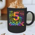 Tie Dye 5th Grade Typography Team Fifth Grade Teacher For Men Women Girls Kids Graphic Print Coffee Mug, novelty gifts, funny gifts