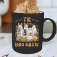 TK Boo Crew Preppy Halloween Floral Ghost TK Teacher Team TK Graphic Print Coffee Mug, novelty gifts, funny gifts TK Boo Crew Preppy Halloween Floral Ghost TK Teacher Team TK Graphic Print Coffee Mug, novelty gifts, funny gifts