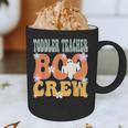 Toddler Teacher Boo Crew Ghost Groovy Halloween For Women Graphic Print Coffee Mug, novelty gifts, funny gifts Toddler Teacher Boo Crew Ghost Groovy Halloween For Women Graphic Print Coffee Mug, novelty gifts, funny gifts