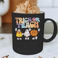 Trick Or Teach Cute Halloween Teacher Graphic Print Coffee Mug, novelty gifts, funny gifts