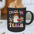 Trick Or Teach Ghost Teacher School Halloween Men Women Graphic Print Coffee Mug, novelty gifts, funny gifts Trick Or Teach Ghost Teacher School Halloween Men Women Graphic Print Coffee Mug, novelty gifts, funny gifts