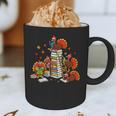 Turkey Reading Books Fall Thanksgiving Teacher Librarian Graphic Print Coffee Mug, novelty gifts, funny gifts