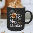 I Turn Coffee Into Music Education Music Teacher Graphic Print Coffee Mug, novelty gifts, funny gifts I Turn Coffee Into Music Education Music Teacher Graphic Print Coffee Mug, novelty gifts, funny gifts