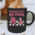 Twinning With My Para Teacher Matching Paraprofessional 70s For Men Women Graphic Print Coffee Mug, novelty gifts, funny gifts Twinning With My Para Teacher Matching Paraprofessional 70s For Men Women Graphic Print Coffee Mug, novelty gifts, funny gifts