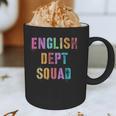 Vintage ENGLISH DEPT SQUAD Back To School Teacher Student Graphic Print Coffee Mug, novelty gifts, funny gifts