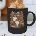 Vintage Ghost Book Reading Pumpkin Gothic Halloween Teachers Graphic Print Coffee Mug, novelty gifts, funny gifts Vintage Ghost Book Reading Pumpkin Gothic Halloween Teachers Graphic Print Coffee Mug, novelty gifts, funny gifts
