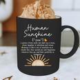 Vintage Human Sunshine Definition Teachers Mom Boss Women Graphic Print Coffee Mug, novelty gifts, funny gifts