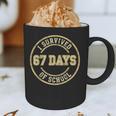 Vintage I Survived 67 Days Of School Teachers Students Graphic Print Coffee Mug, novelty gifts, funny gifts Vintage I Survived 67 Days Of School Teachers Students Graphic Print Coffee Mug, novelty gifts, funny gifts