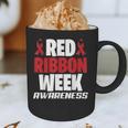 We Wear Red For Red Ribbon Week Awareness Mothers Teachers Graphic Print Coffee Mug, novelty gifts, funny gifts We Wear Red For Red Ribbon Week Awareness Mothers Teachers Graphic Print Coffee Mug, novelty gifts, funny gifts
