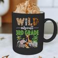 Wild About 3rd Grade Teacher Student Third Grade Zoo Safari Graphic Print Coffee Mug, novelty gifts, funny gifts