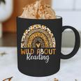 Wild About Reading Teacher Back To School Leopard Rainbow Graphic Print Coffee Mug, novelty gifts, funny gifts Wild About Reading Teacher Back To School Leopard Rainbow Graphic Print Coffee Mug, novelty gifts, funny gifts