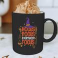 Witchy Halloween Hocus Pocus Everybody Focus Teacher Pumpkin Graphic Print Coffee Mug, novelty gifts, funny gifts Witchy Halloween Hocus Pocus Everybody Focus Teacher Pumpkin Graphic Print Coffee Mug, novelty gifts, funny gifts
