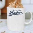 2nd Grade Teacher Cute Vintage Graphic Second Grade Teacher Men Women Graphic Print Coffee Mug, novelty gifts, funny gifts