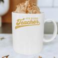 4th Grade Teacher Cute Vintage Graphic Fourth Grade Teacher Graphic Print Coffee Mug, novelty gifts, funny gifts