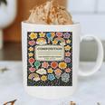 Composition Notebook Costume Teacher Matching Halloween Book Graphic Print Coffee Mug, novelty gifts, funny gifts
