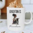 Education Is Freedom Teacher Books Black History Month Graphic Print Coffee Mug, novelty gifts, funny gifts Education Is Freedom Teacher Books Black History Month Graphic Print Coffee Mug, novelty gifts, funny gifts