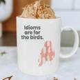 English Teachers Idiom Joke Grammar Police Literature Lovers Men Women Girls Kids Graphic Print Coffee Mug, novelty gifts, funny gifts