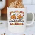 Fall In Love With Learning Teacher Student Autumn Pumpkin Graphic Print Coffee Mug, novelty gifts, funny gifts