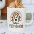 Future Teacher Boho Rainbow Leopard New Grad Student Graphic Print Coffee Mug, novelty gifts, funny gifts Future Teacher Boho Rainbow Leopard New Grad Student Graphic Print Coffee Mug, novelty gifts, funny gifts