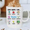 God Says Im Teacher Christian Back To School Religious Graphic Print Coffee Mug, novelty gifts, funny gifts God Says Im Teacher Christian Back To School Religious Graphic Print Coffee Mug, novelty gifts, funny gifts