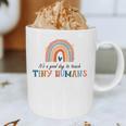 Good Day To Teach Tiny Humans Rainbow Teacher Graphic Print Coffee Mug, novelty gifts, funny gifts