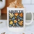 Growth Not Perfection Abstract Florals SPED Teacher Graphic Print Coffee Mug, novelty gifts, funny gifts