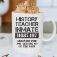 Halloween History Teacher Prisoner Costume Graphic Print Coffee Mug, novelty gifts, funny gifts Halloween History Teacher Prisoner Costume Graphic Print Coffee Mug, novelty gifts, funny gifts