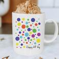 Happy Dot Day 2025 Polka Dot Boys Girls Kids Teacher Dot Day Graphic Print Coffee Mug, novelty gifts, funny gifts