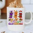 Happy Hallothanksmas Halloween Thanksgiving Pencils Teachers Graphic Print Coffee Mug, novelty gifts, funny gifts