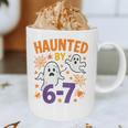 Haunted 67 Ghost Math Teacher Halloween Costume Math Pun Graphic Print Coffee Mug, novelty gifts, funny gifts