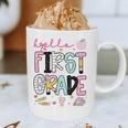 Hello First Grade Teacher Coquette Pencil Bow Back To School Graphic Print Coffee Mug, novelty gifts, funny gifts Hello First Grade Teacher Coquette Pencil Bow Back To School Graphic Print Coffee Mug, novelty gifts, funny gifts
