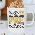 Hello Pre-K Preschool Back To School First Day Teacher Kids Graphic Print Coffee Mug, novelty gifts, funny gifts Hello Pre-K Preschool Back To School First Day Teacher Kids Graphic Print Coffee Mug, novelty gifts, funny gifts