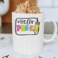 Hello Pre-K Team Preschool Teacher Kids Back To School Graphic Print Coffee Mug, novelty gifts, funny gifts