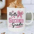 Hello Second Grade First Day Of School Coquette Teacher Girl Graphic Print Coffee Mug, novelty gifts, funny gifts
