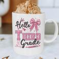 Hello Third Grade First Day Of School Coquette Teacher Girl Graphic Print Coffee Mug, novelty gifts, funny gifts Hello Third Grade First Day Of School Coquette Teacher Girl Graphic Print Coffee Mug, novelty gifts, funny gifts