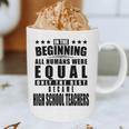 High School Teacher Personalized Graphic Print Coffee Mug, novelty gifts, funny gifts