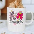 K Is For Kindergarten Teacher Coquette Bow Back To School Graphic Print Coffee Mug, novelty gifts, funny gifts K Is For Kindergarten Teacher Coquette Bow Back To School Graphic Print Coffee Mug, novelty gifts, funny gifts